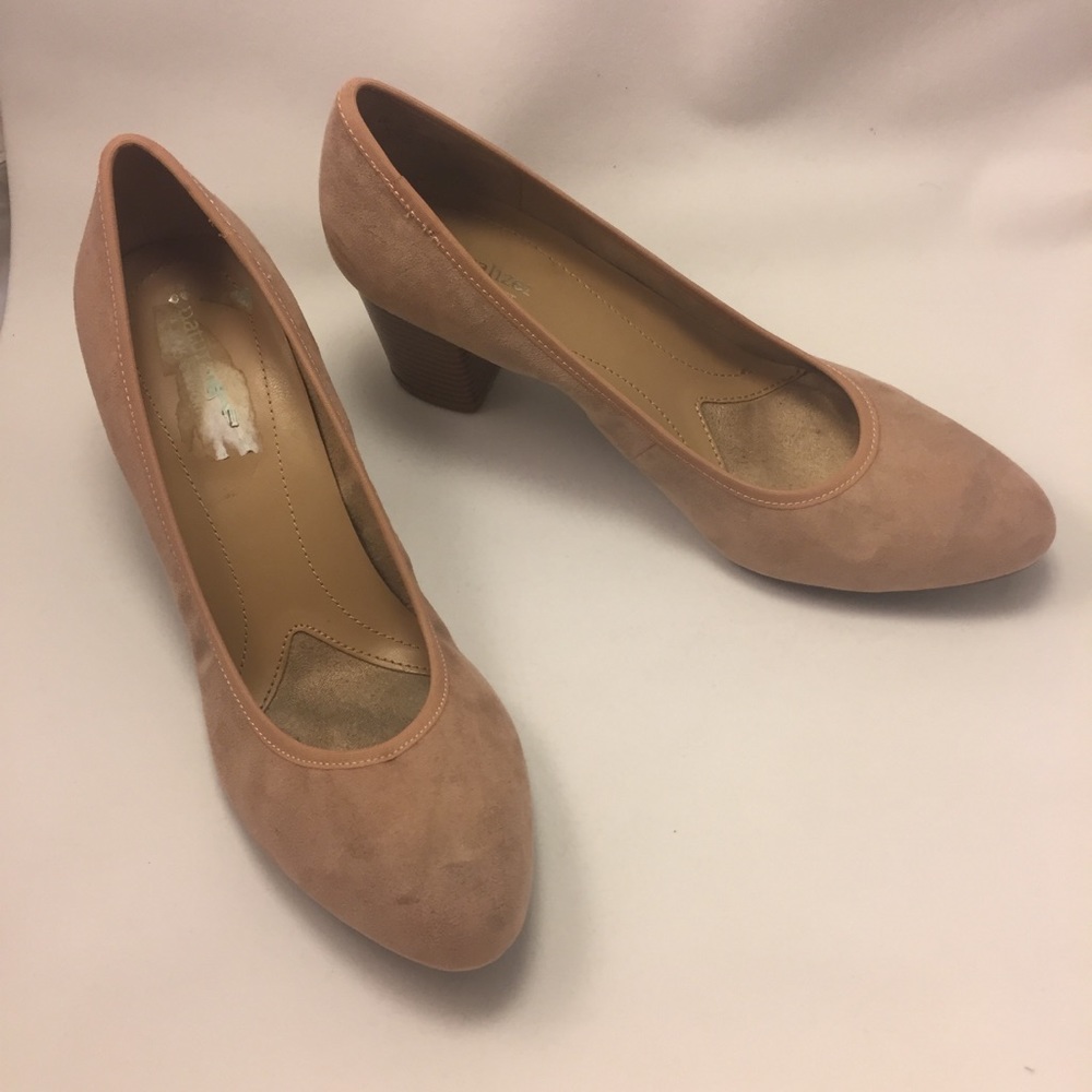 Naturalizer N5 Comfort beige wedge heels 8M